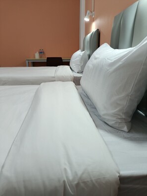 Twin Room, City View | Desk, free WiFi