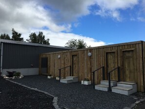 Cabin | Exterior - 1 Bedroom Log Cabin in Parc Pen y Bryn Sleep 2/3 (Corwen)