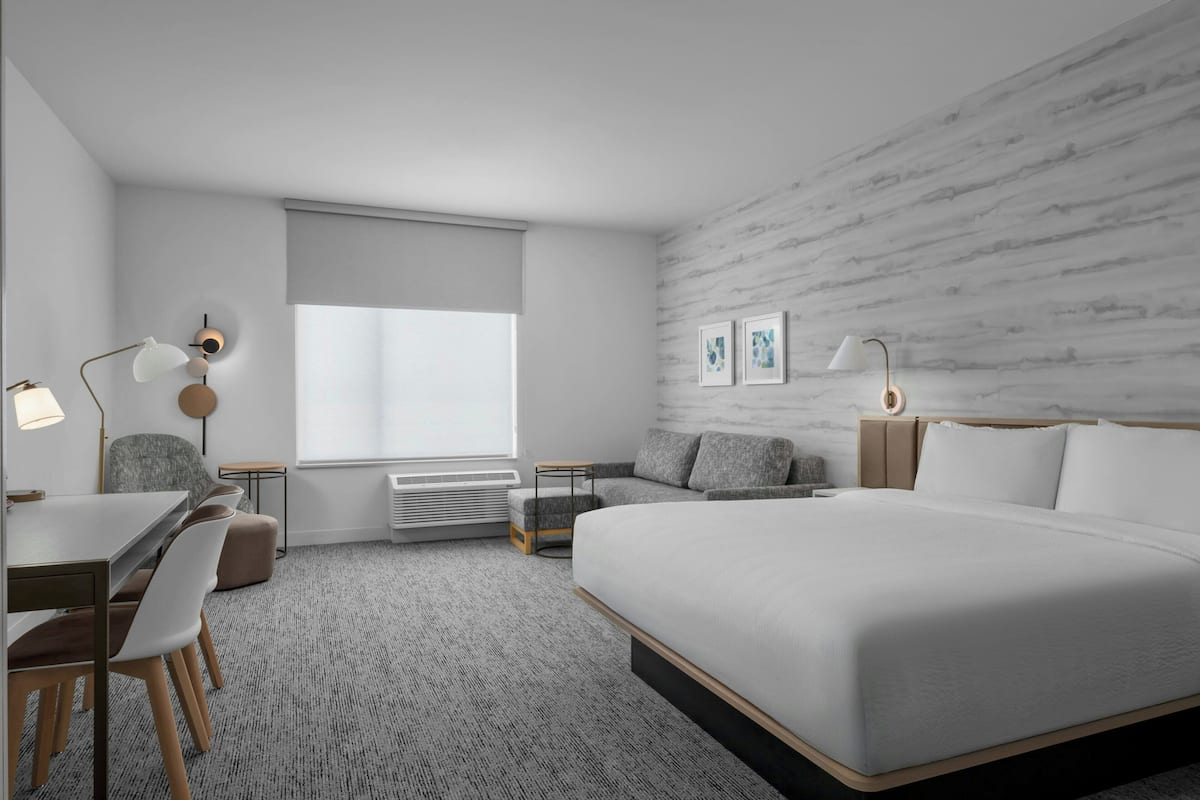 Studio, 1 kingsize bed met slaapbank