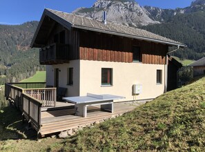 Terrace/patio - Chalet # 74 with 4 BR for 9 to 11 people (Annaberg)