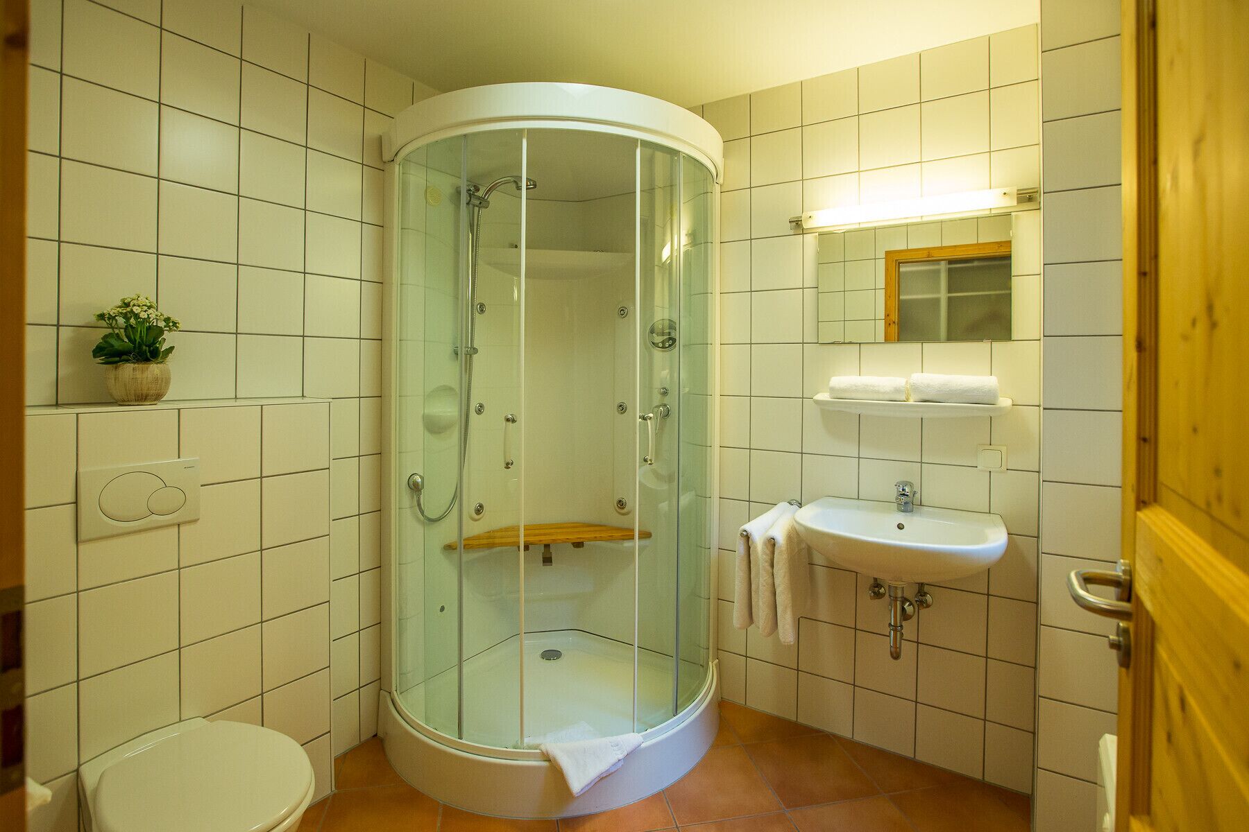Dusche, Handtücher