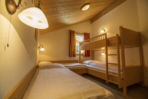 3 slaapkamers, een kluis op de kamer, gratis wifi, beddengoed