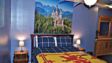 1 habitación, tabla de planchar con plancha, wifi y ropa de cama