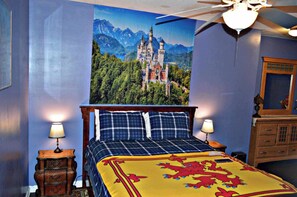 1 slaapkamer, een strijkplank/strijkijzer, wifi, beddengoed