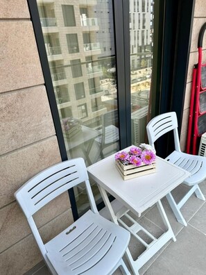 Apartment, 1 Bedroom, Balcony, City View | Balcony - Charming Soleis Apartment With Balcony and Free Wifi (Tirana)