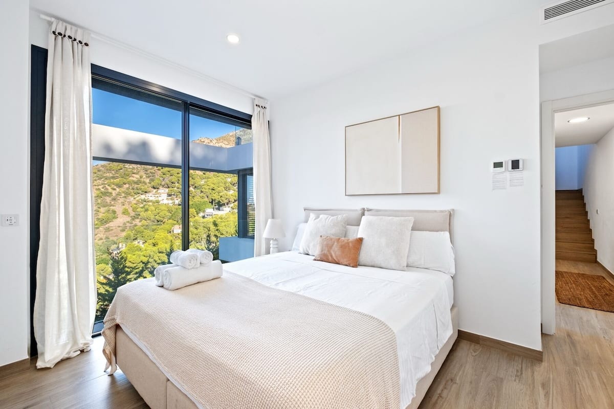 Panoramic Villa, Multiple Beds, Private Pool, Sea View | Premium bedding, pillow-top beds, individually decorated