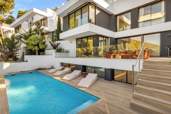 Premium Villa, Private Pool, Sea View | Terrace/patio