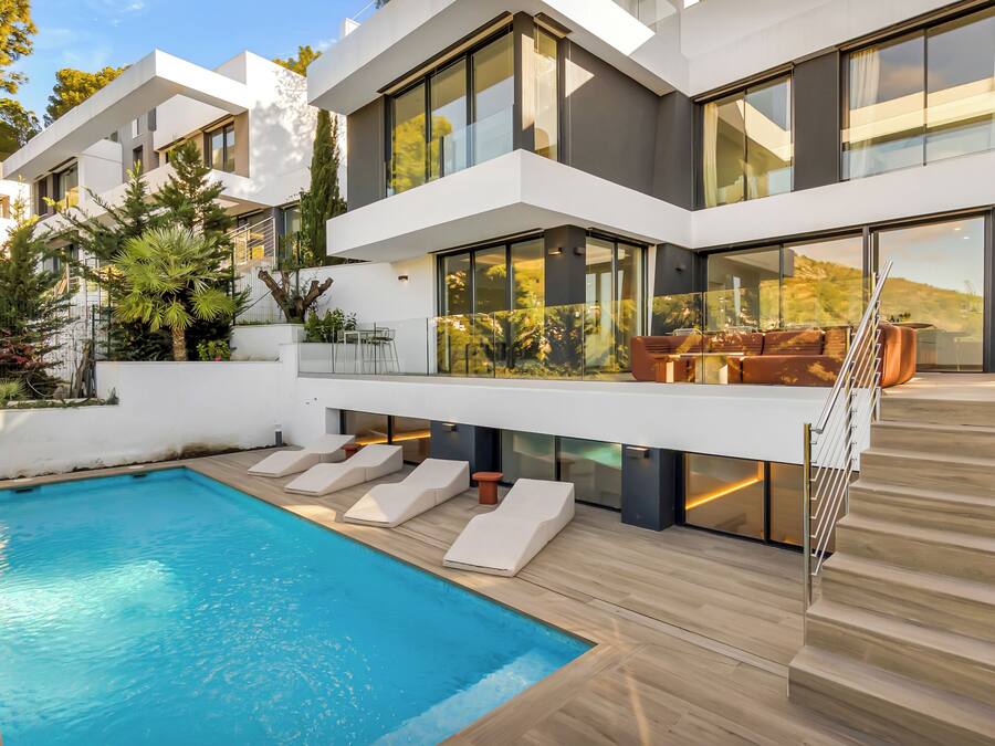 Premium Villa, Private Pool, Sea View | Terrace/patio