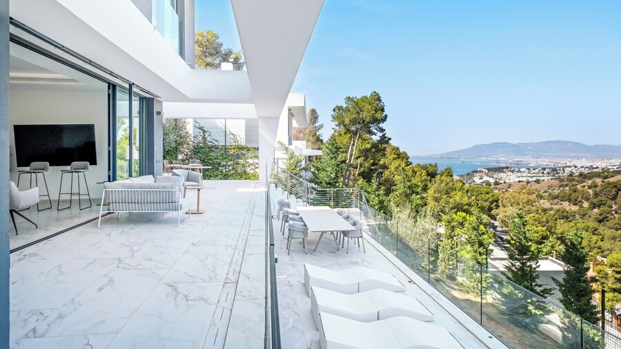 Villas Pinares de San Antón, Saltwater pool, Sea, City, Mountain Views