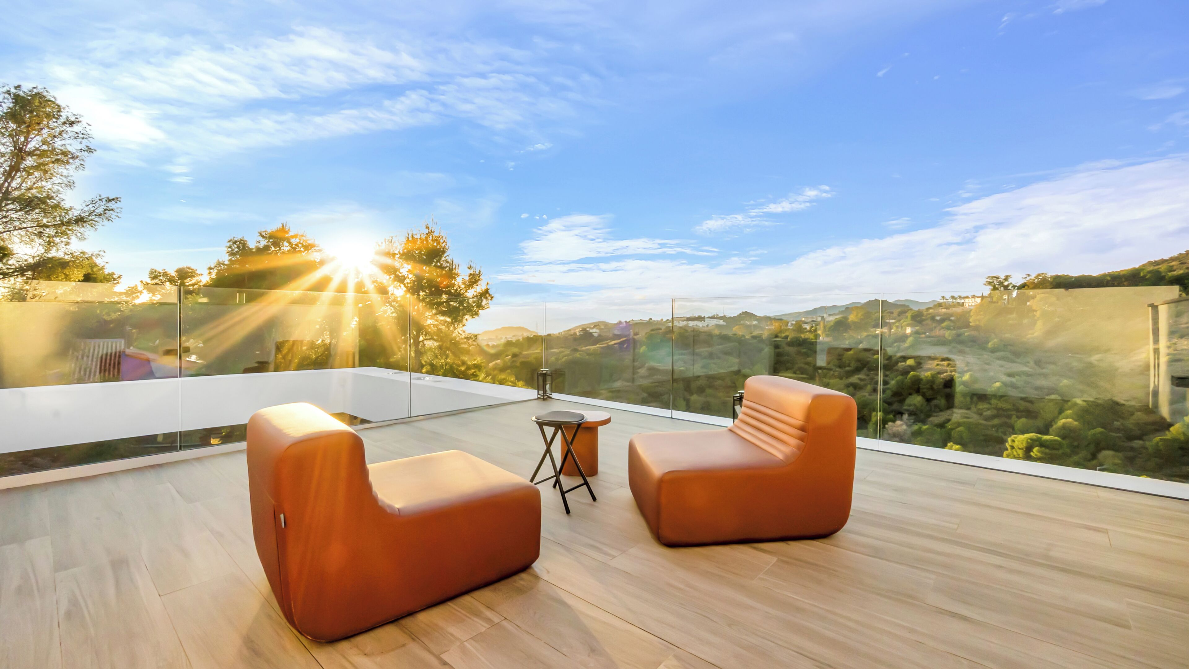 Villa Premium, piscina privada, vistas al mar | Terraza o patio