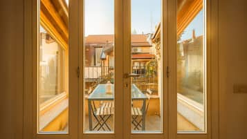 Family Apartment, City View | Terrace/patio