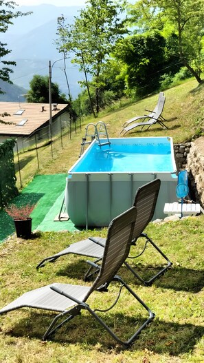 Pool - Ca della Melania Stone House with Garden, Pool, and Barbecue (Folgaria)