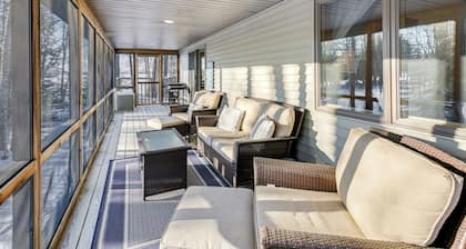 Hot Tub & Boat Dock: Waterfront Maine Retreat!