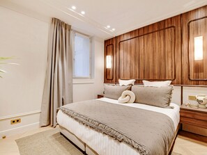 1 chambre, lit parapluie, Wi-Fi, draps fournis