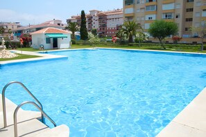 Pool - Apartment 'Antillas' with Sea View, Wi-Fi and Air Conditioning (Torrox)