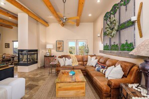 Smart TV, fireplace, offices