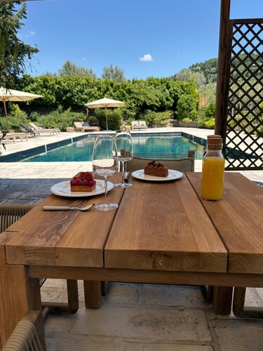 Luxury 7BR Stone Villa | Private Spa, Pool, Wellness Retreat in Provence