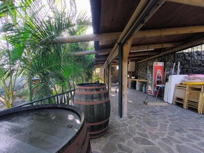 Terrace/patio - 'Finca Verónica' with Sea View, Wi-Fi and Air Conditioning (Candelaria)