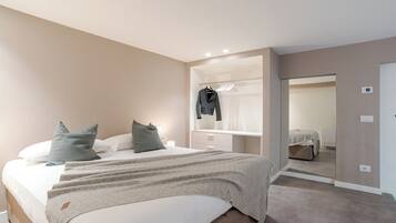 Departamento, balcón | 1 habitación, ropa de cama de alta calidad y edredón