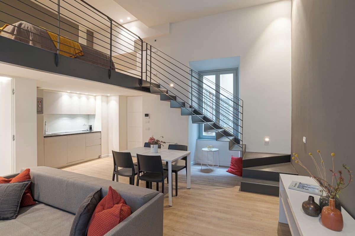 Departamento | 1 habitación, ropa de cama de alta calidad y edredón