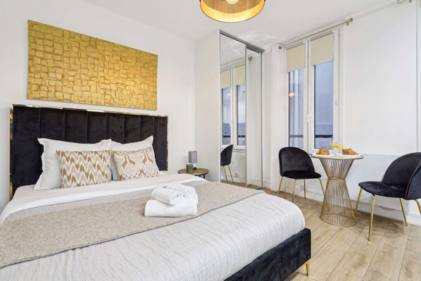 1 bedroom, iron/ironing board, travel crib, free WiFi