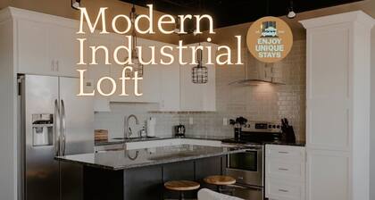 Modern Industrial Loft for Two