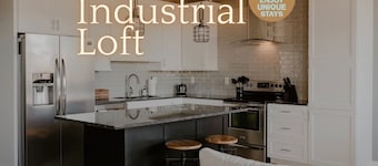Modern Industrial Loft for Two