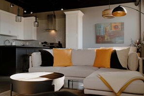 TV - Modern Industrial Loft for Two (Benton Harbor)