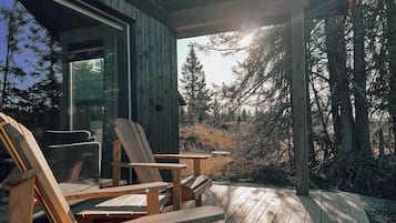 Cabin, 4 Bedrooms, Patio, Mountain View | Terrace/patio