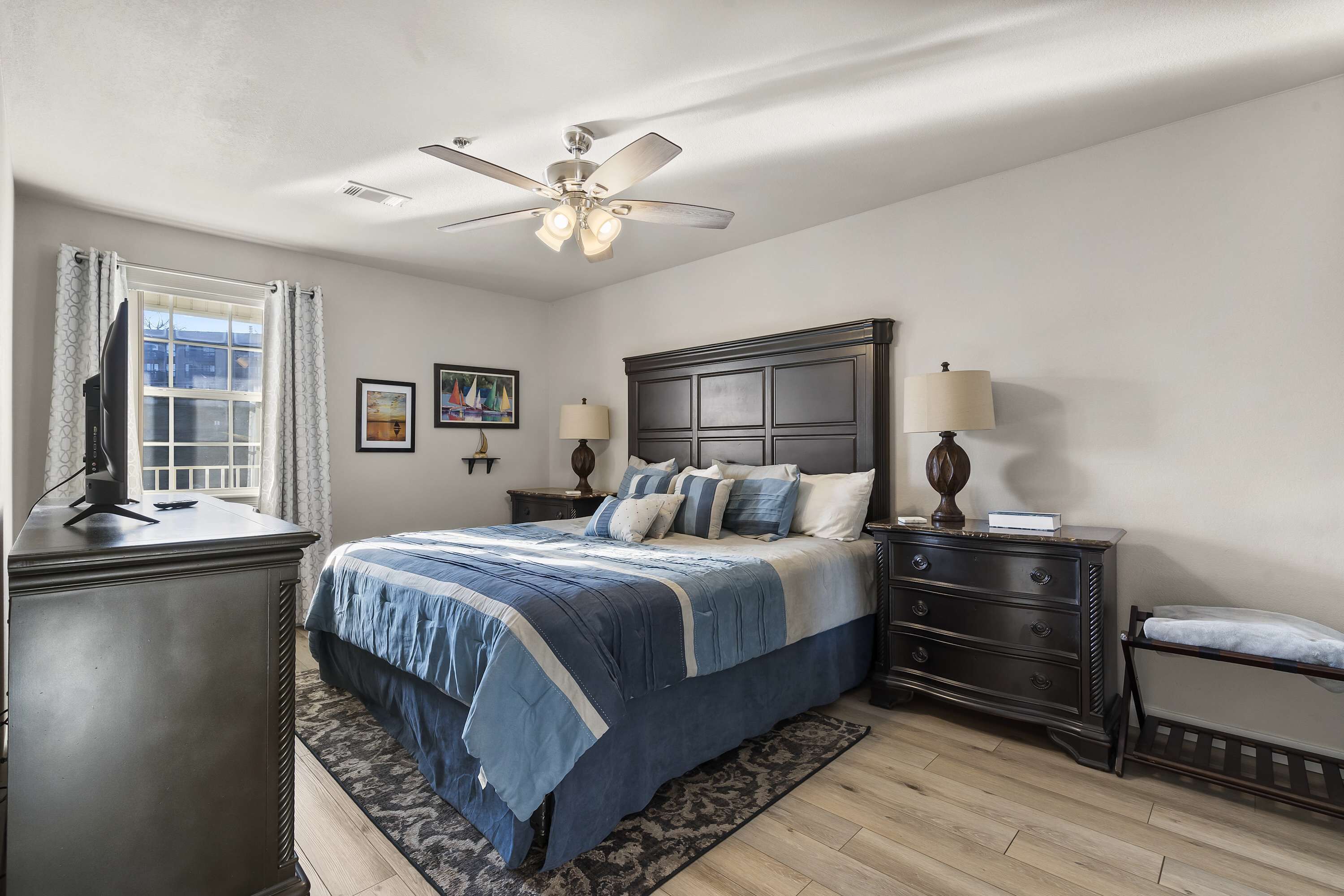 Condo, 1 King Bed with Sofa bed, Balcony, Golf View (Calm Waters Condo) | 1 bedroom, individually decorated, individually furnished, bed sheets