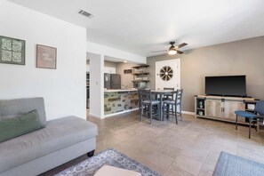 Condo, 1 Queen Bed, Balcony, Golf View (Royale Casa) | Living area | 42-inch flat-screen TV with digital channels - Royale Casa Couples Retreat! (Branson)