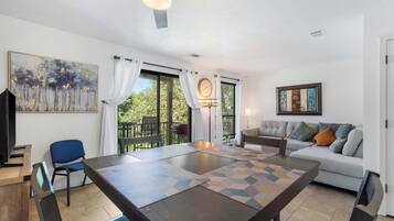 Condo, 1 Queen Bed, Balcony, Golf View (Royale Casa) | Living area | 42-inch flat-screen TV with digital channels