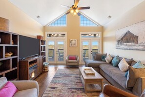 Condo, Multiple Beds, Patio, Mountain View (Luxury Penthouse) | Living area - Luxury Penthouse - Amazing Views! Near Sdc! (Branson)