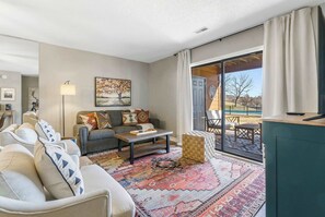Condo, Multiple Beds, Patio, Pool View (Pointe Royale Retreat) | Living area | 42-inch flat-screen TV with digital channels - Pointe Royale Retreat - Relaxation Awaits! (Branson)