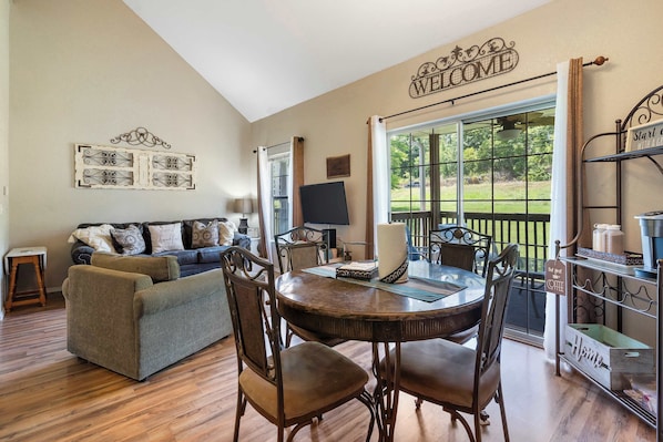 Condo, Multiple Beds, Balcony, Garden View (Scenic Spot Vacation Property) | Living area | 42-inch flat-screen TV with digital channels