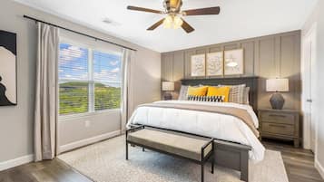 Kondominium, Beberapa Tempat Tidur, balkon, pemandangan kebun (Earl Grey Escape ) | 3 kamar tidur dan didekorasi berbeda-beda