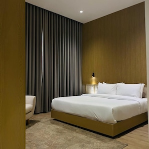 Superior Studio | Premium bedding, in-room safe, laptop workspace, blackout drapes - Baithans Furnished Apartments (Ajman)