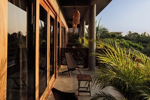 Deluxe Double Room, 1 Bedroom, Pets Not Allowed, Garden View | Balcony view - Hotel Boutique Pikiliki (Puerto Escondido)