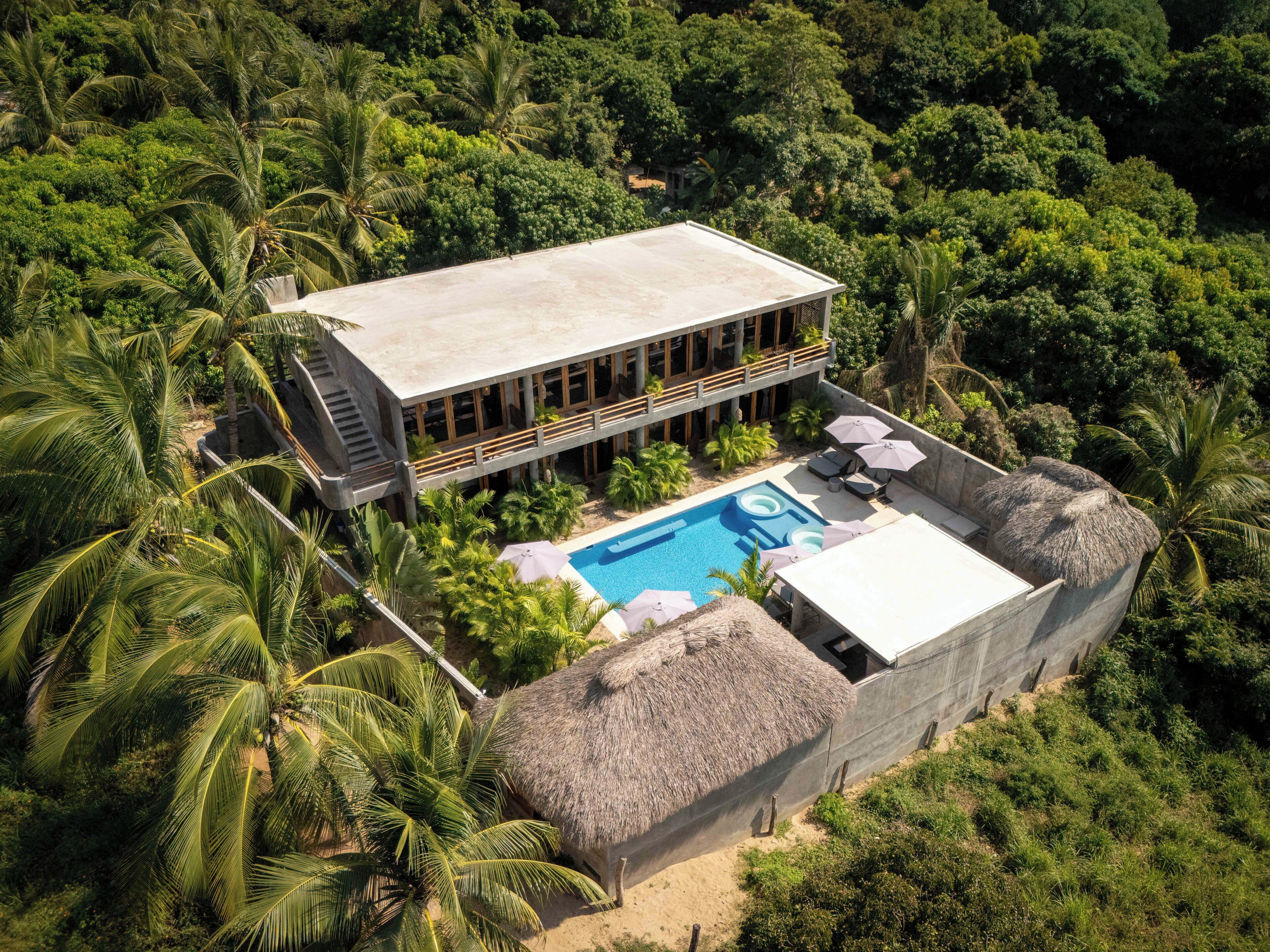 Façade de l’hébergement