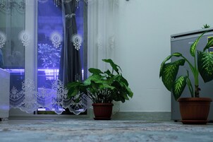 Deluxe lakosztály, erkély | Hipoallergén ágynemű, széf a szobában, íróasztal és sötétítőfüggöny