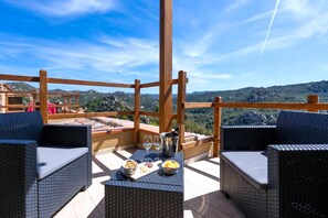 Terrace/patio - Apartments with common swimming pool in Costa Paradiso (Trinità d'Agultu e Vignola)