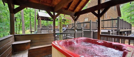 Baignoire à remous extérieure