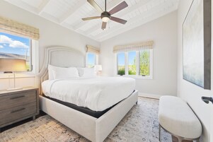 Cabaña de lujo, vistas al viñedo | Espacio para trabajar con un portátil y wifi gratis