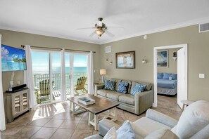 TV - Outdoor & Indoor Pool! | Gulf Front | Crystal Shores West (Gulf Shores)
