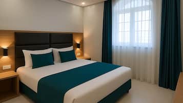 Coffres-forts dans les chambres, Wi-Fi gratuit, draps fournis
