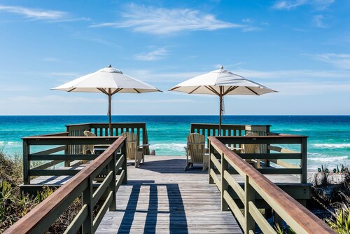 Rosemary Beach Rooftop Heated Pool w/ Carriage House