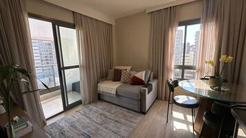 Estúdio conforto | Área de estar