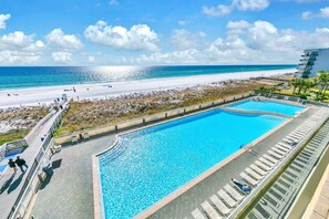 Una piscina riscaldata