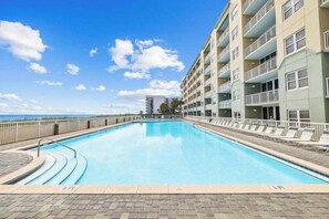 Una piscina riscaldata