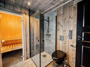 Cabin, 5 Bedrooms, Accessible, Patio | Bathroom - Modern Mountain Cabin - Sauna - 5 Bedrooms - Sleeps for 10 (Al)